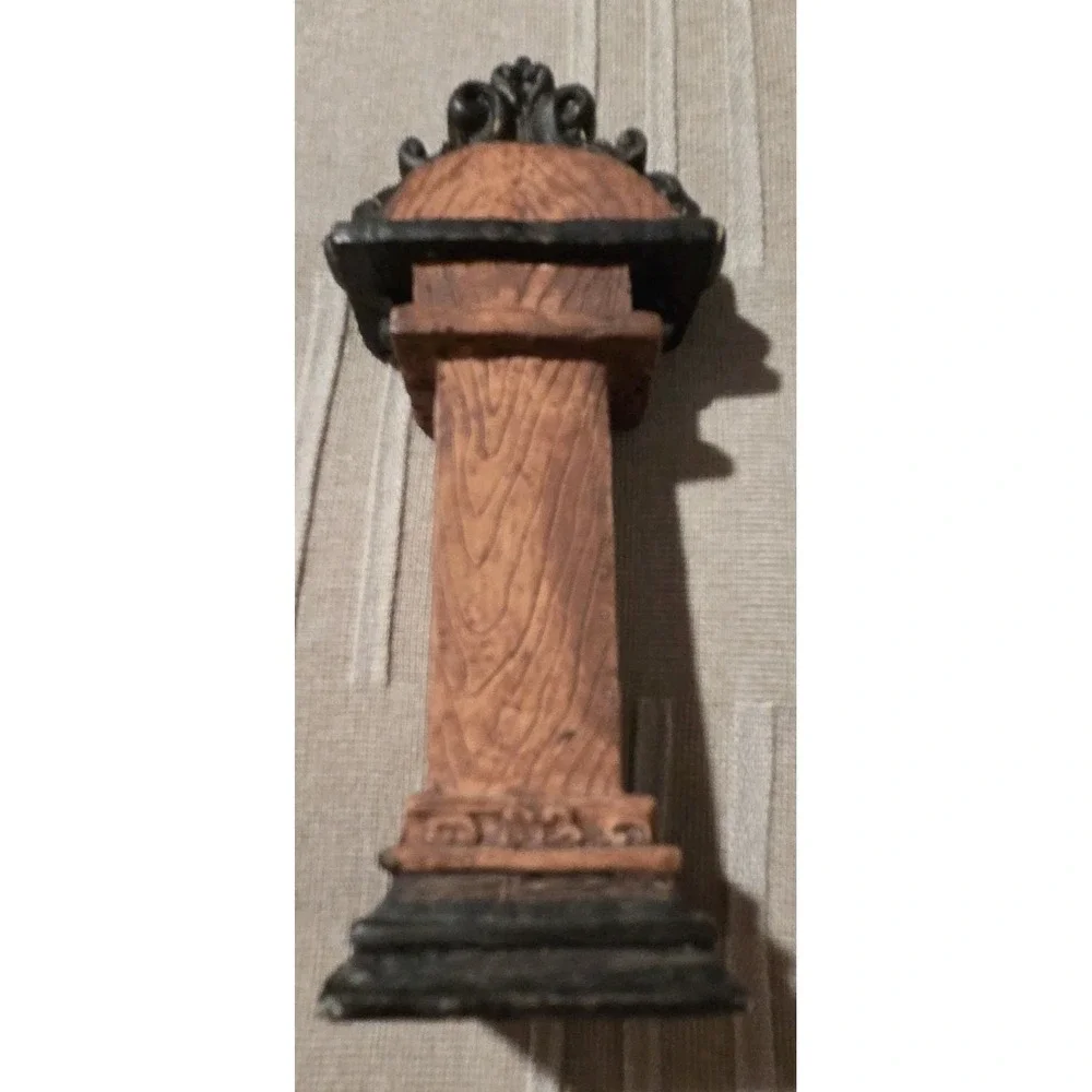 Miniature Doll‎ House Grandfather Clock Metal/Resin Vintage